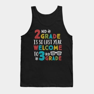 First Day of School Back To School Third Grade Tank Top